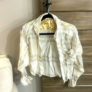 Free people (XS) button up shirt